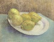 Still life with Lemons on a Plate (nn04)
